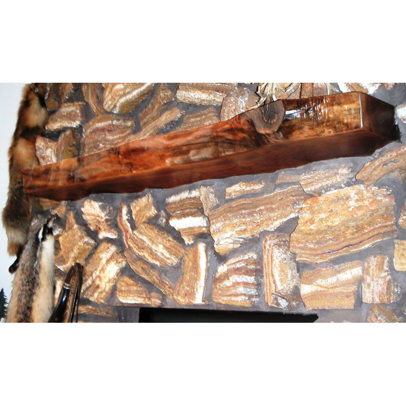 Kettle Moraine Fireplace Mantel Natural Shelf & Reviews Wayfair